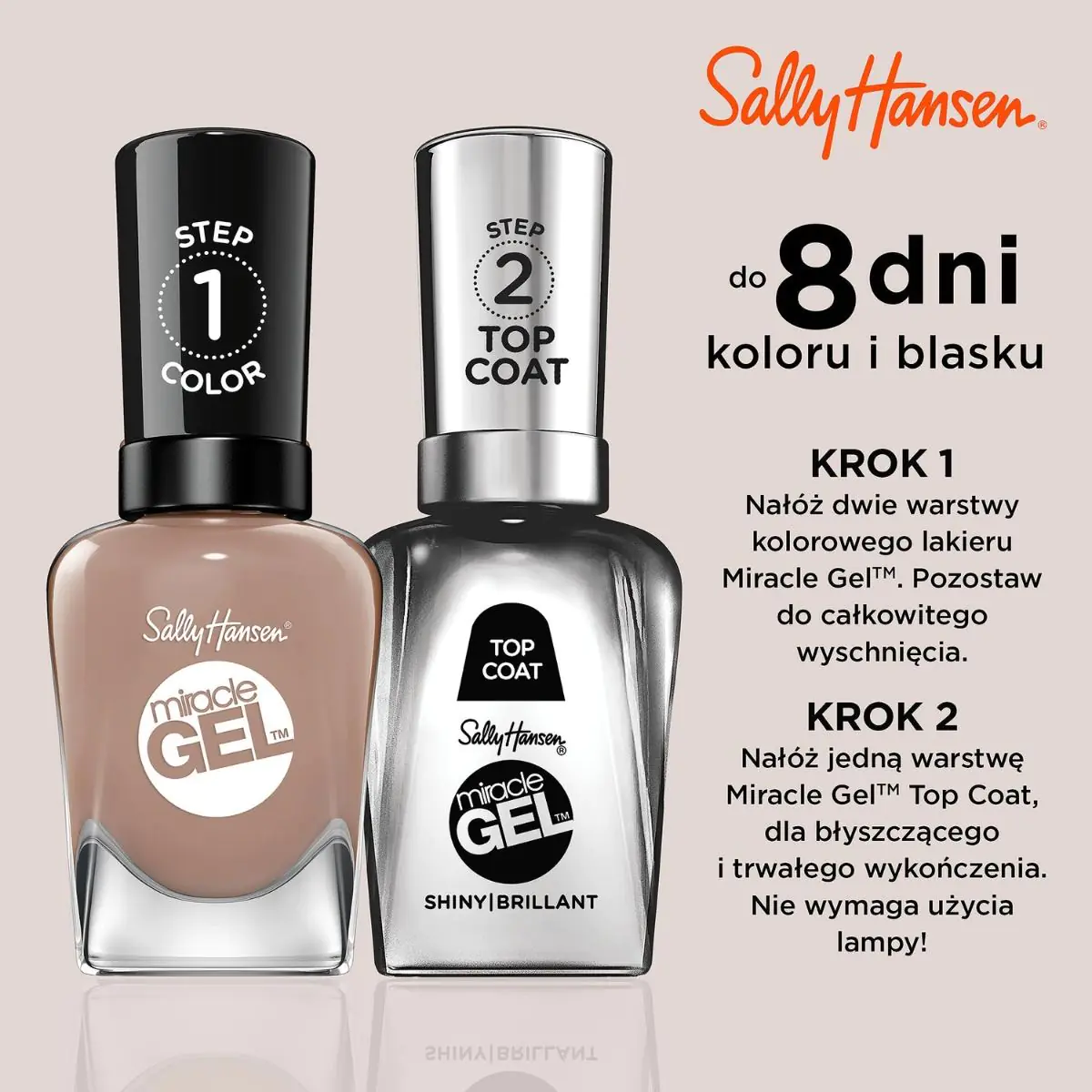 Sally Hansen Miracle Gel Lakier do paznokci, 212