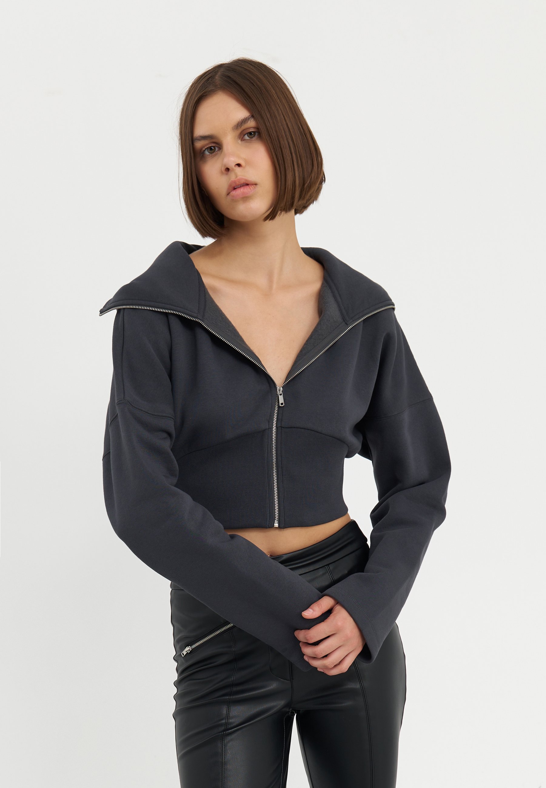 Blouson bomber Even&Odd - gris foncé