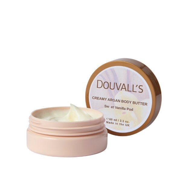 Douvall's Biologische Romige Argan Body Butter 60ml Vanille