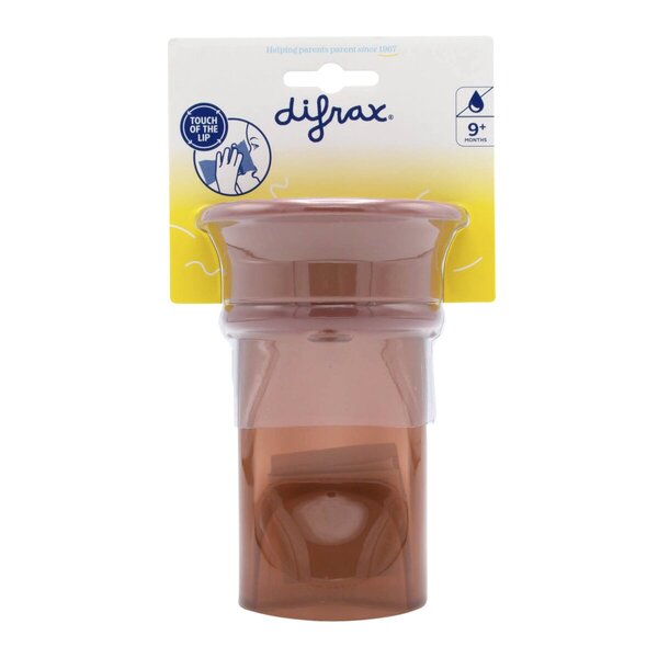 Difrax 9+M 360° kelímek<br>hnědý, 250ml