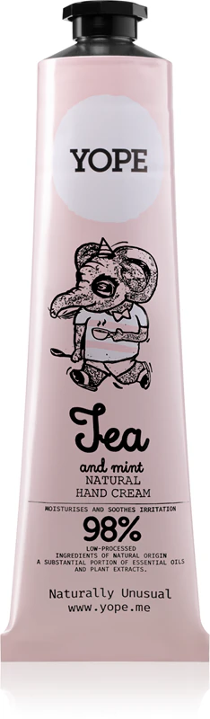 Yope Tea & Mint Handcreme – pflegend und feuchtigkeitsspendend