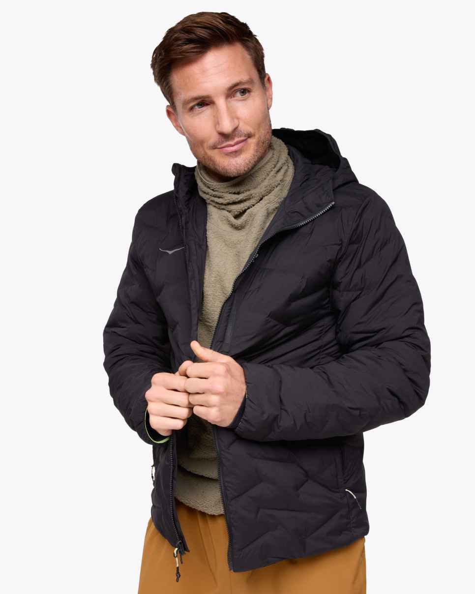 HOKA SkyFill Outdoor Jacket Zwart