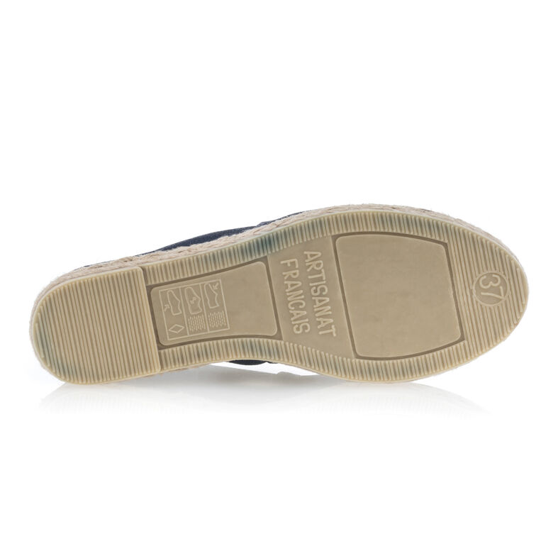 Blå espadriller med tausåler til dame