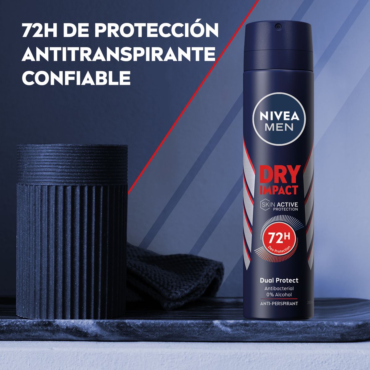 Vyrams skirtas dezodorantas-antiperspirantas „Dry Impact“ dezodorantas su purškikliu, skirtas prakaitavimui