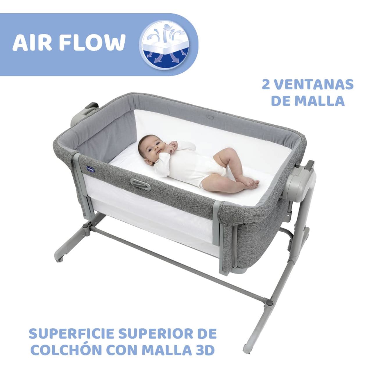 Chicco Next2Me Magic Evo Κούνια Κοινόχρηστη