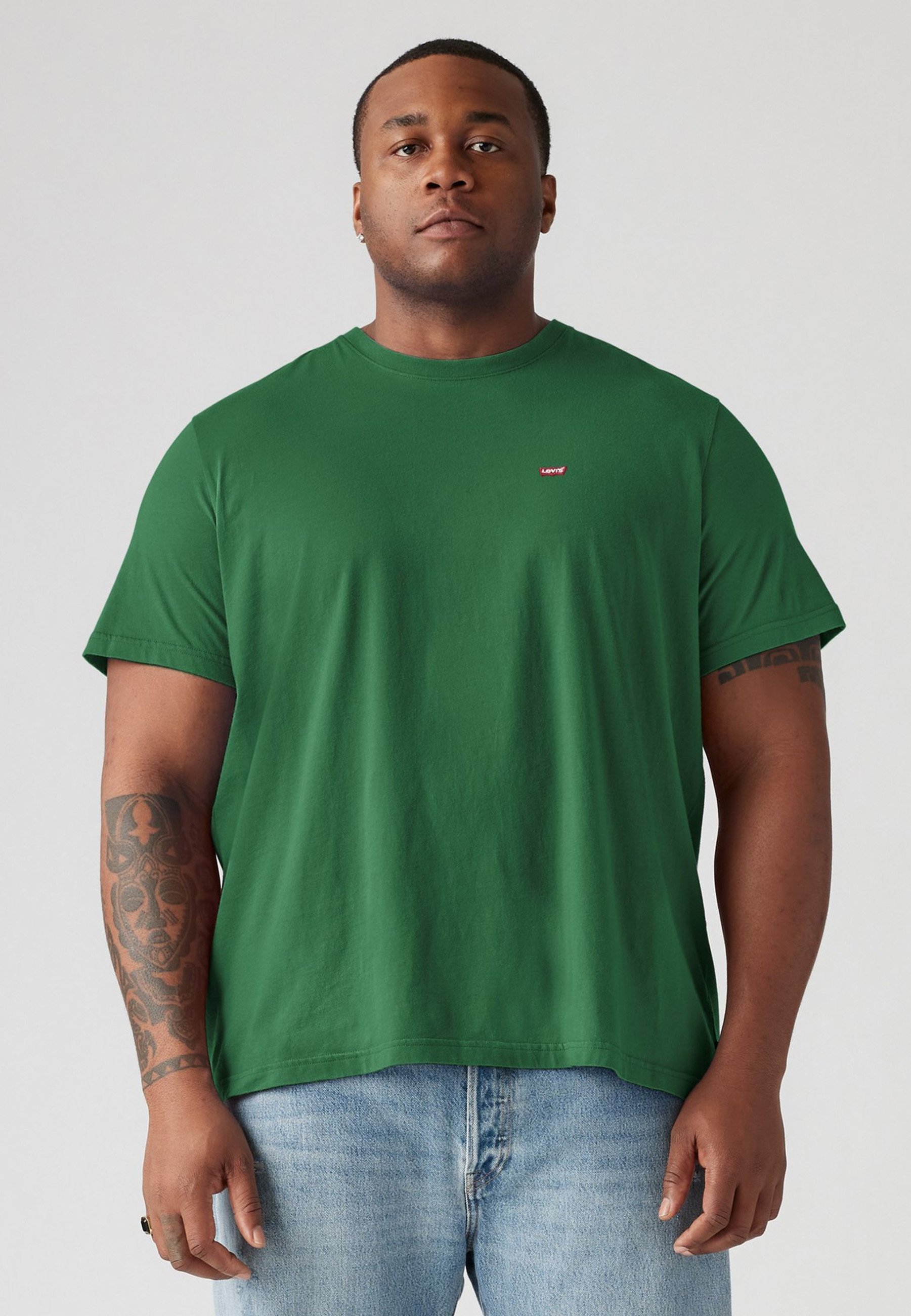 T-shirt Levi's® Plus BIG ORIGINAL - T-shirt basique - vert foncé