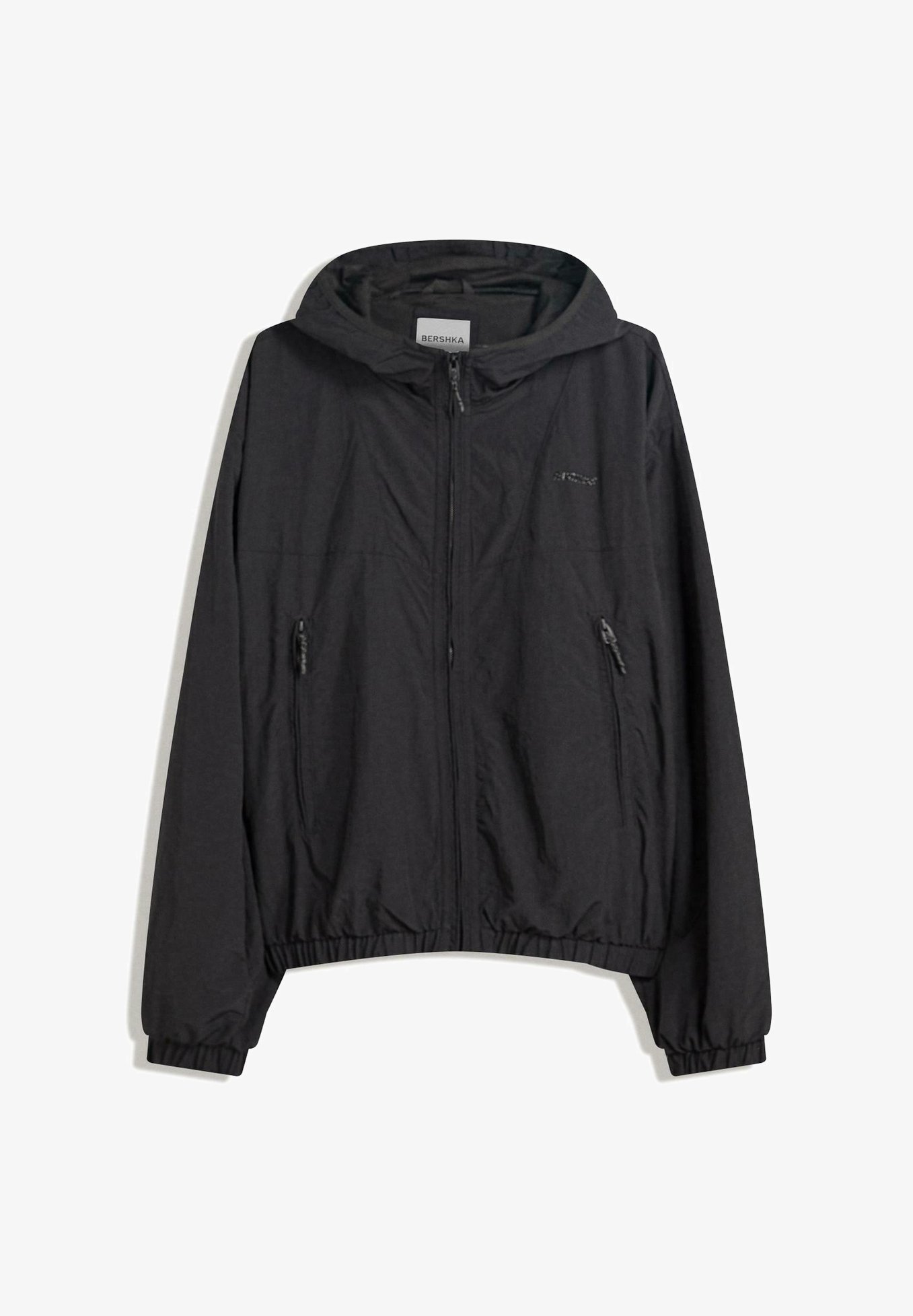 Bershka TECHNICAL - Lichtgewicht jas - zwart