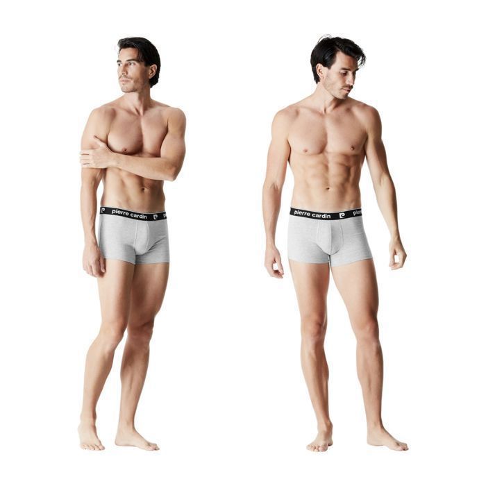 Calzoncillos bóxer Pierrecardin para hombre - Negros (Paquete de 4)