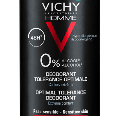 Vichy Pánsky dezodorant v spreji, optimálna tolerancia 48 hodín, 100 ml