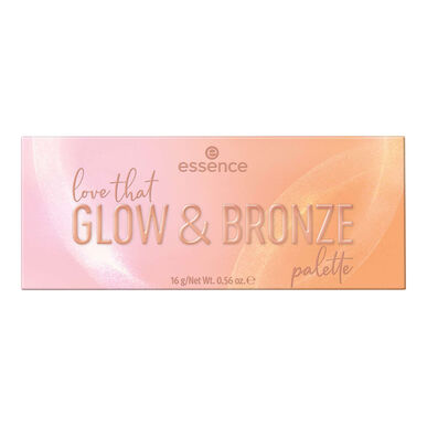 Essence 2-v-1 paleta očních stínů Love That Glow & Bronze 16g 16g
