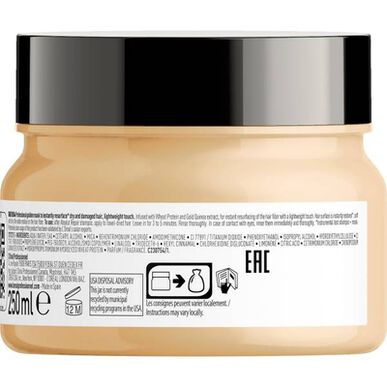 L'Oréal Professionnel Serie Expert Absolut Repair Golden Masque Øjeblikkelig reparationsmaske til beskadiget hår 250 ml
