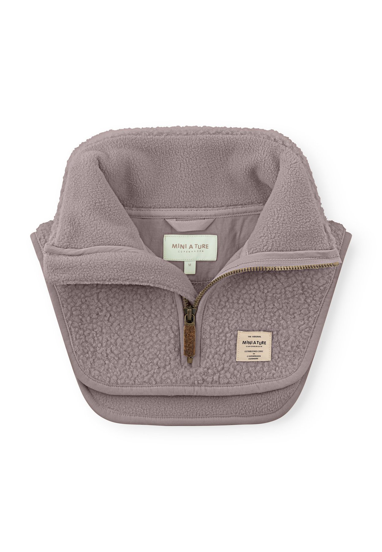 MINI A TURE MATAKTON NEKWARMER MET RITS UNISEX - Snood - zinkpaars