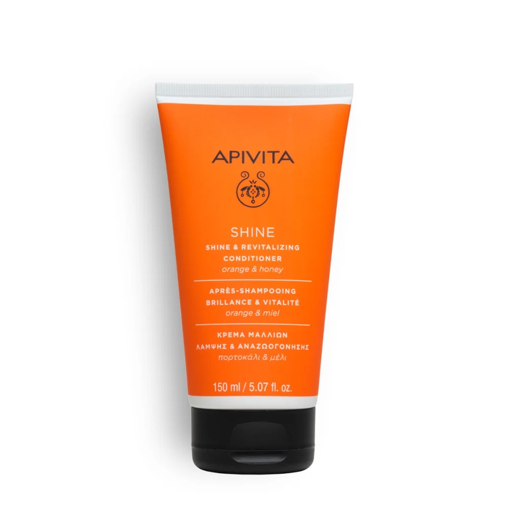 APIVITA Apivita Shine&Revital Conditioner Sinaasappel/Honing 150 ml Revitaliserende, verhelderende conditioner