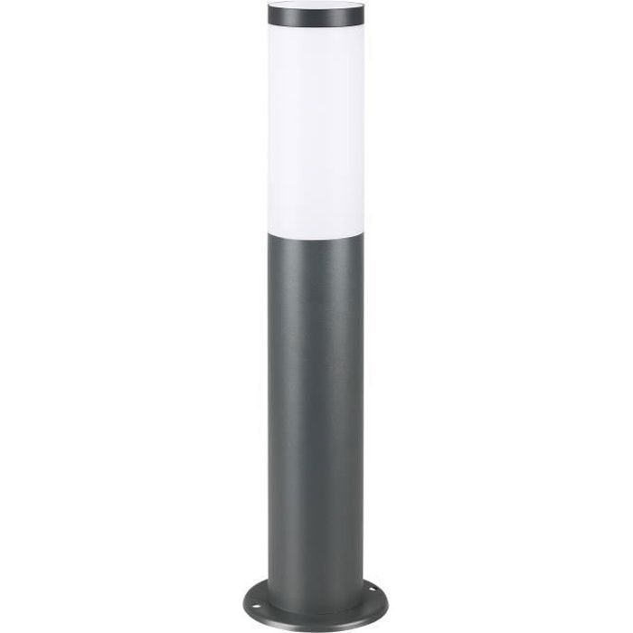 Monzana Dahlia antracietkleurige vloerlamp, buitenverlichting, E27-lamp, roestvrij staal, IP44, tuinpad