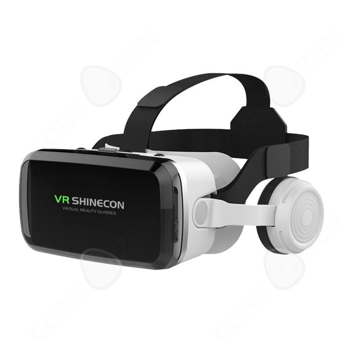 Óculos de realidade virtual 1080p, tela IMAX gigante, ajuste independente, espaço 3D de 360 graus, tour panorâmico, pacote de realidade virtual