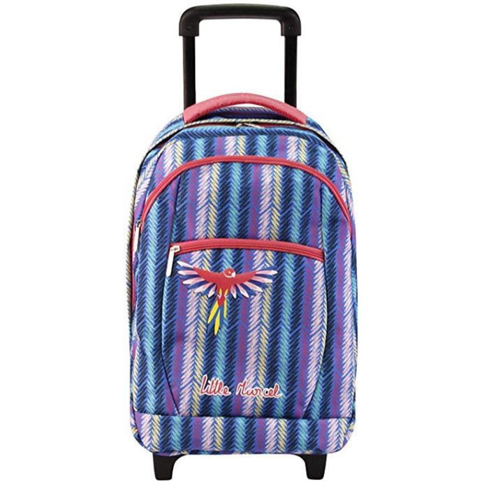 Little Marcel Papegaai Trolley Rugzak 51 CM - Schooltas