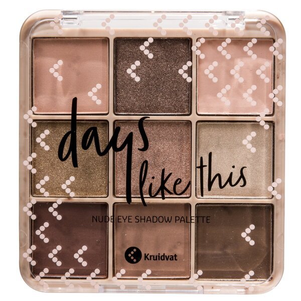 Kruidvat Days Like This paleta senčil za oči v odtenku Nude<br>10,8 g