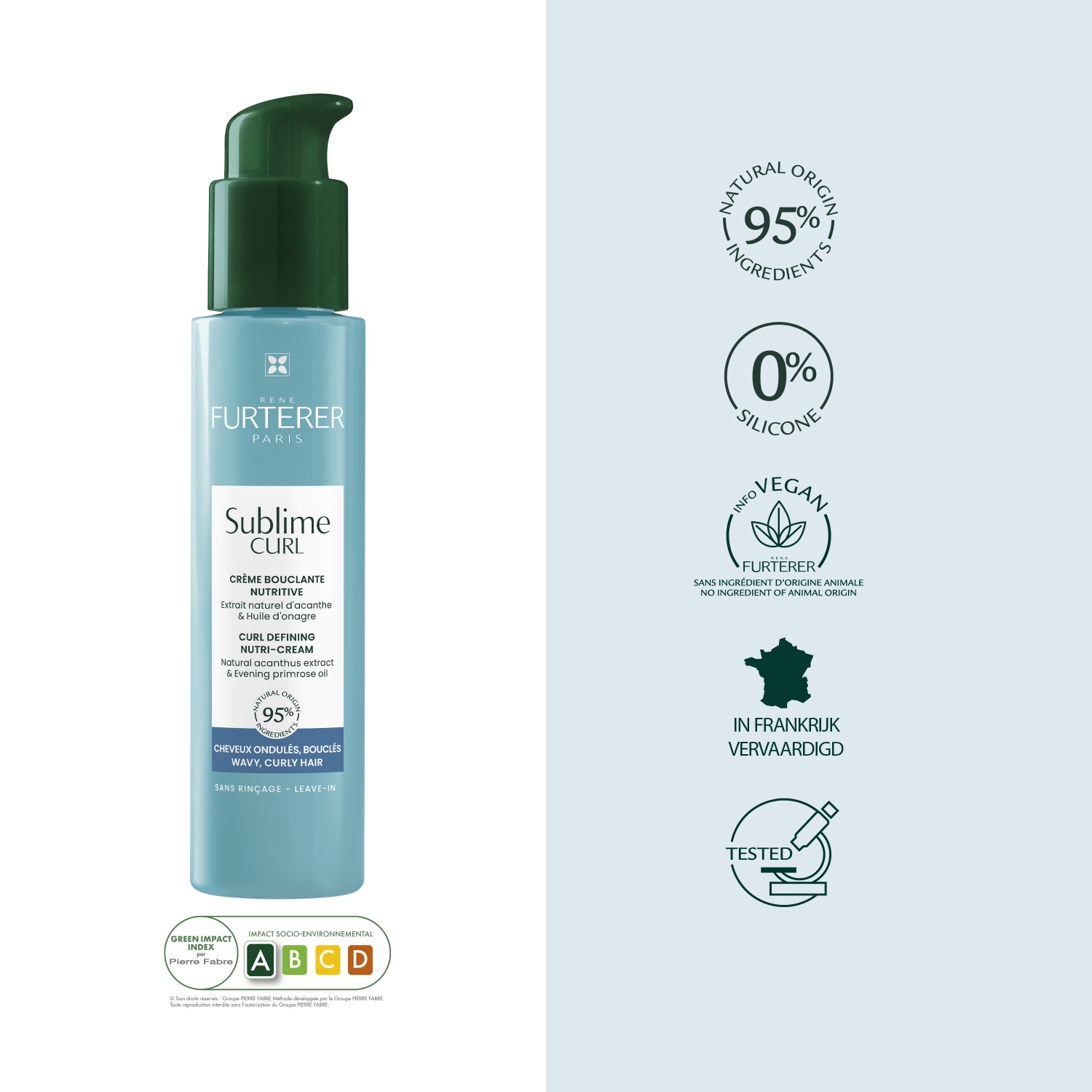 René Furterer Sublime Curl hajformázó krém - 100 ml