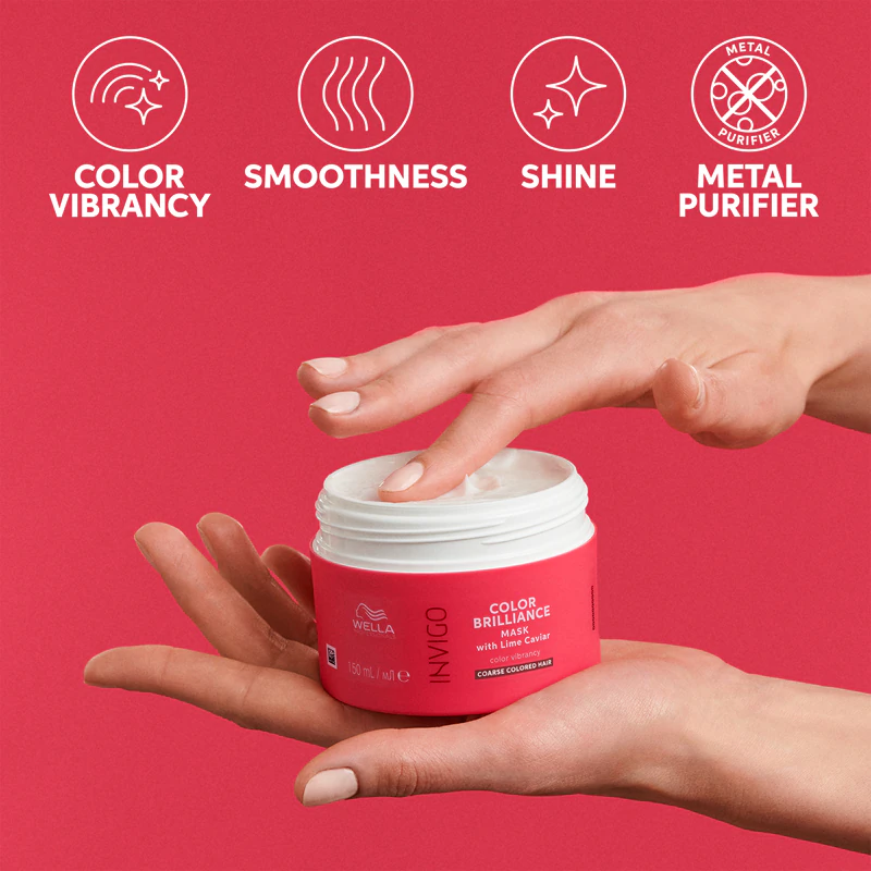 Máscara Nutritiva Wella Professionals Invigo Color Brilliance para Cabelos Coloridos