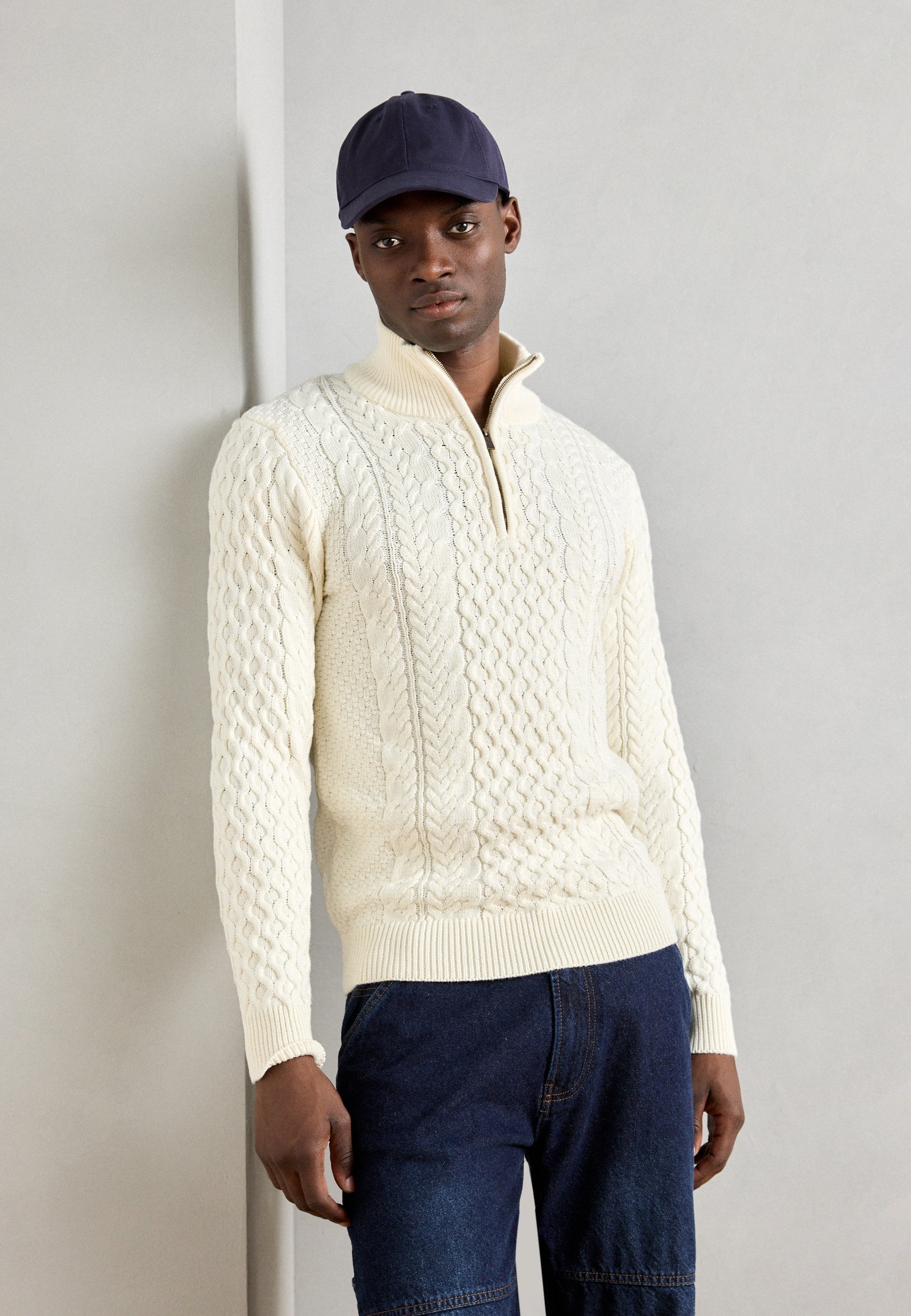 INDICODE JEANS Maglia - ghiaccio vanigliato