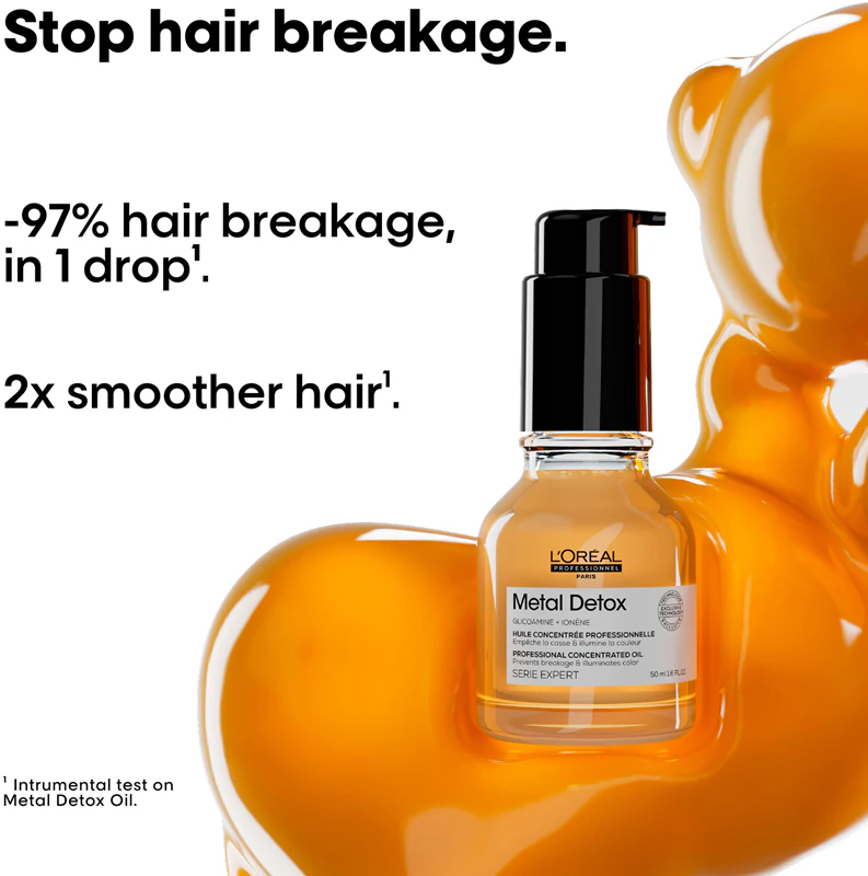 L'Oréal Professionnel Serie Expert Metal Detox Nährendes Haaröl zur Behandlung von brüchigem Haar