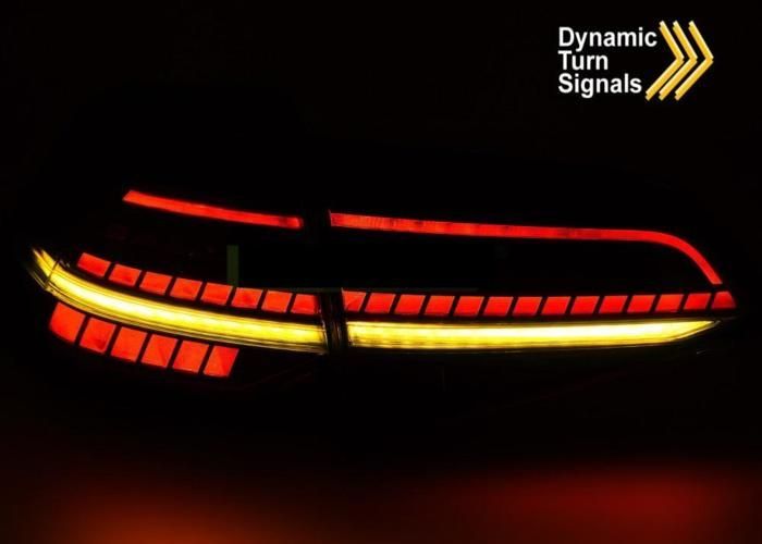 Par de luces traseras LED dinámicas rojas para VW Golf 7 13-19 - 41195223