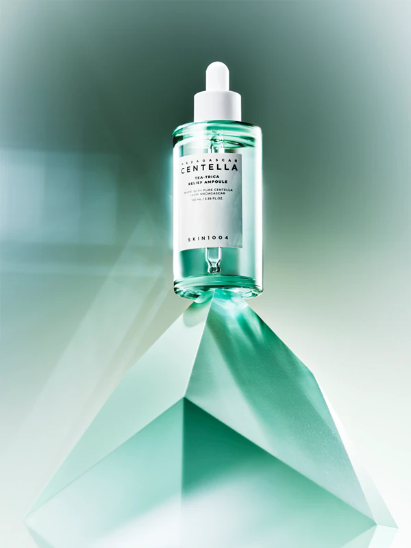 SKIN1004 Madagascar Centella Tea-Trica Relief Ampoule Sérum facial calmante para pele problemática