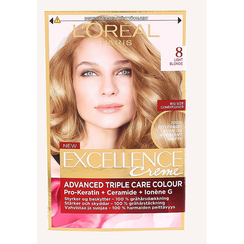 Tintura per capelli L'Oréal n. 8 biondo chiaro