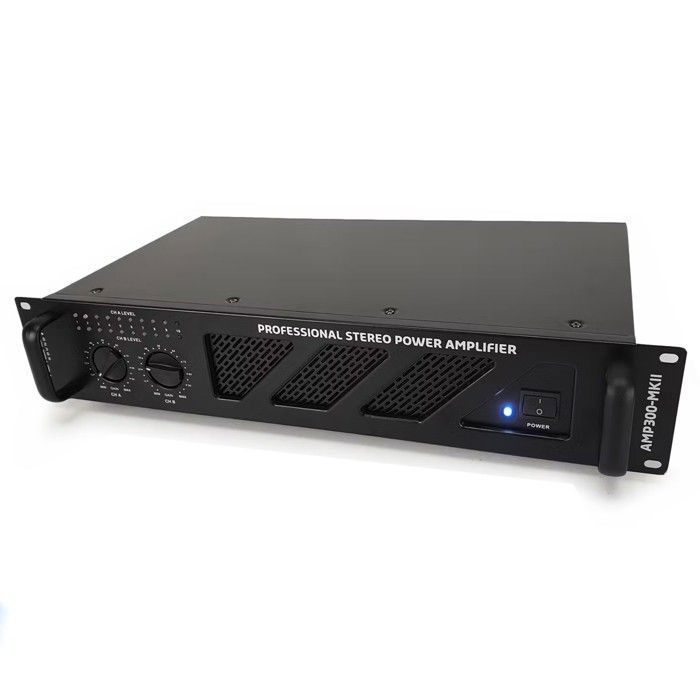 DJ-paketti Sono-vahvistin Ibiza Sound AMP300-MKII 480W - Bluetooth-mikseri DJM102-BT USB-liitäntä XLR - RCA-liitäntä kaiutinkaapelit sisältyvät hintaan