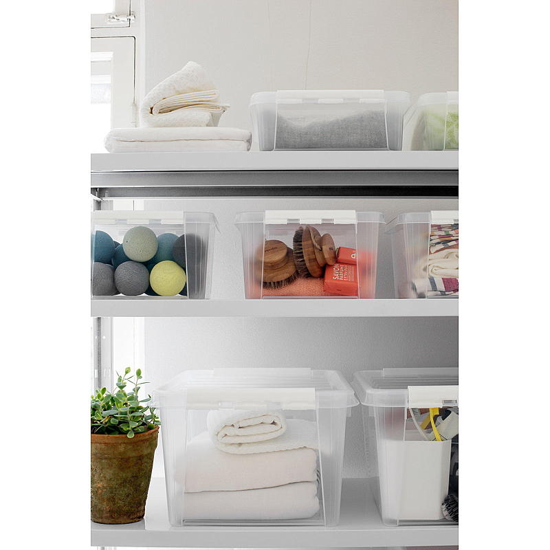 Smartstore Aufbewahrungsbox SmartStore™ mit Deckel, 32 Liter, für Zuhause, L 50 x B 39 x H 26 cm