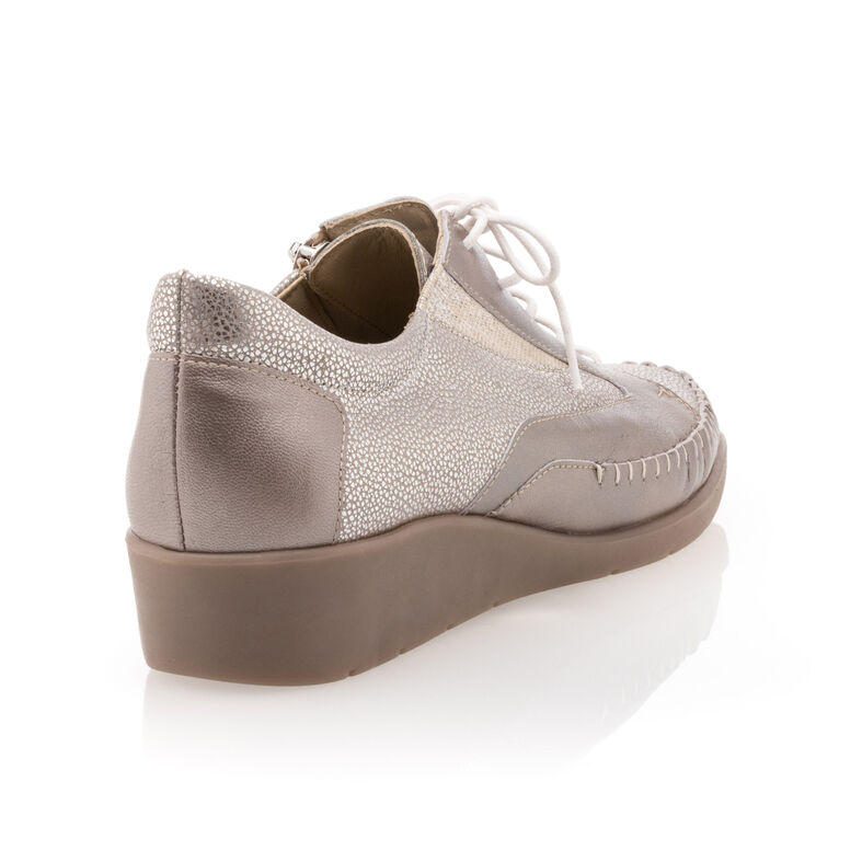 Zapatos cómodos para mujer, color gris.