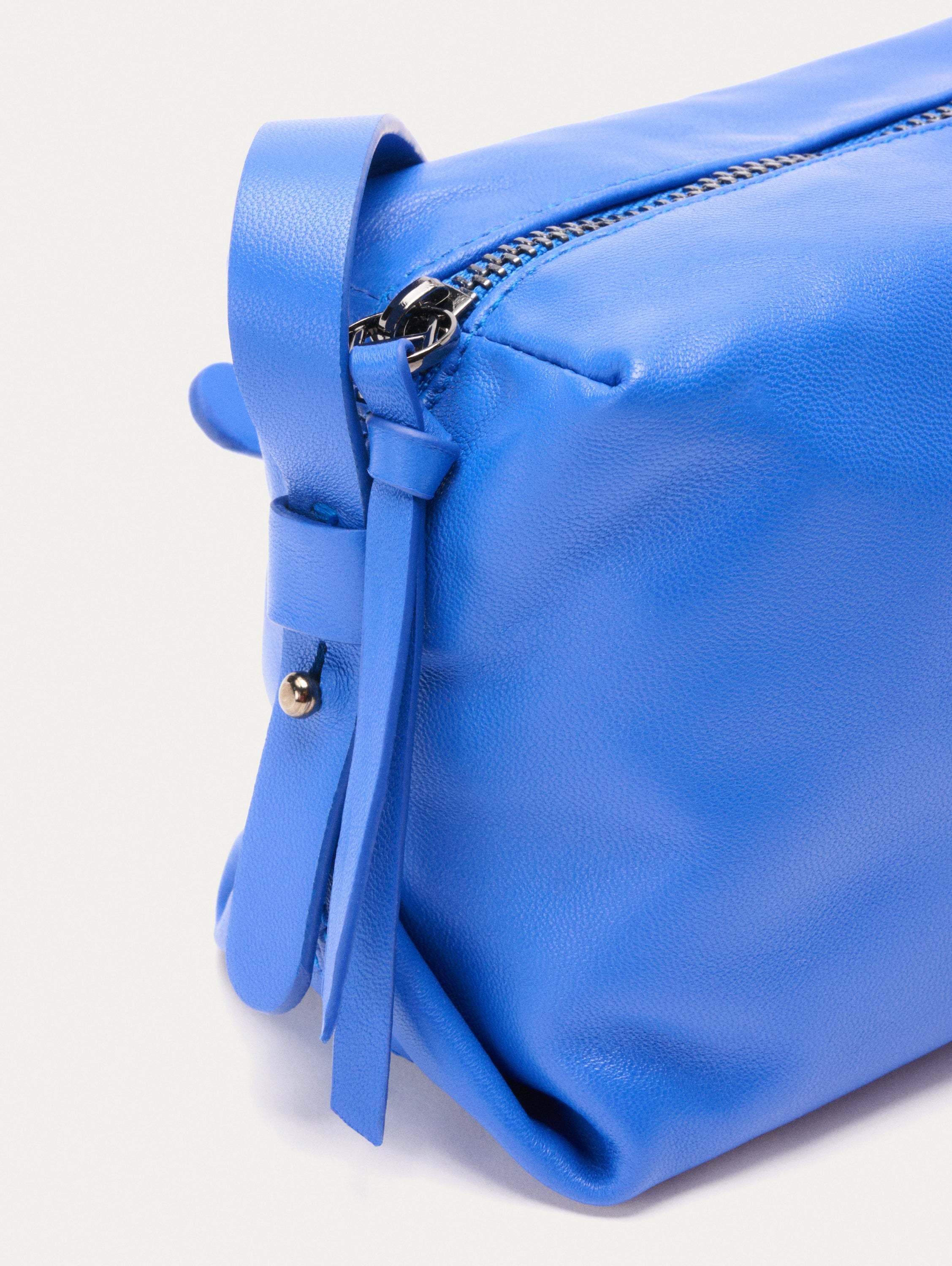 BANDOLERA PIEL HALL AZUL