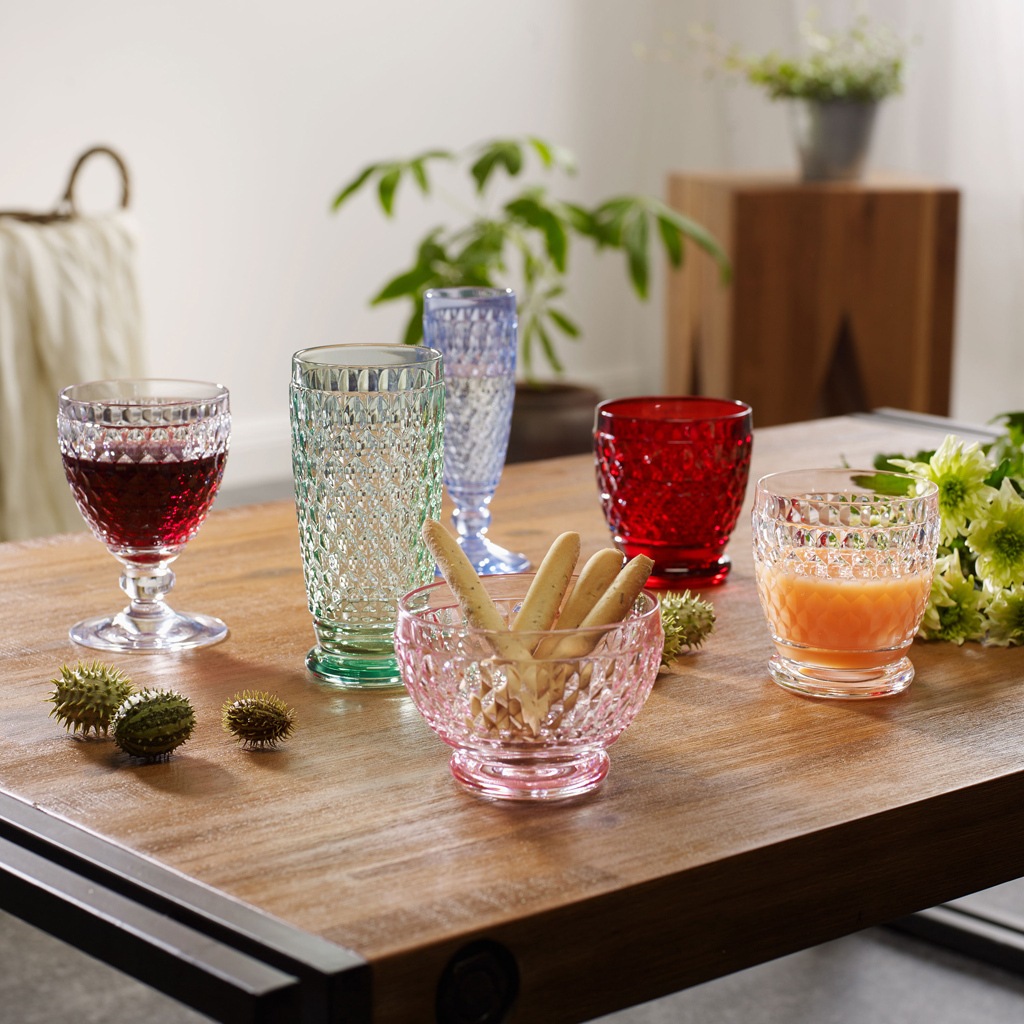 Sklenice na vodu Villeroy & Boch, červená, barva Boston - 1 kus