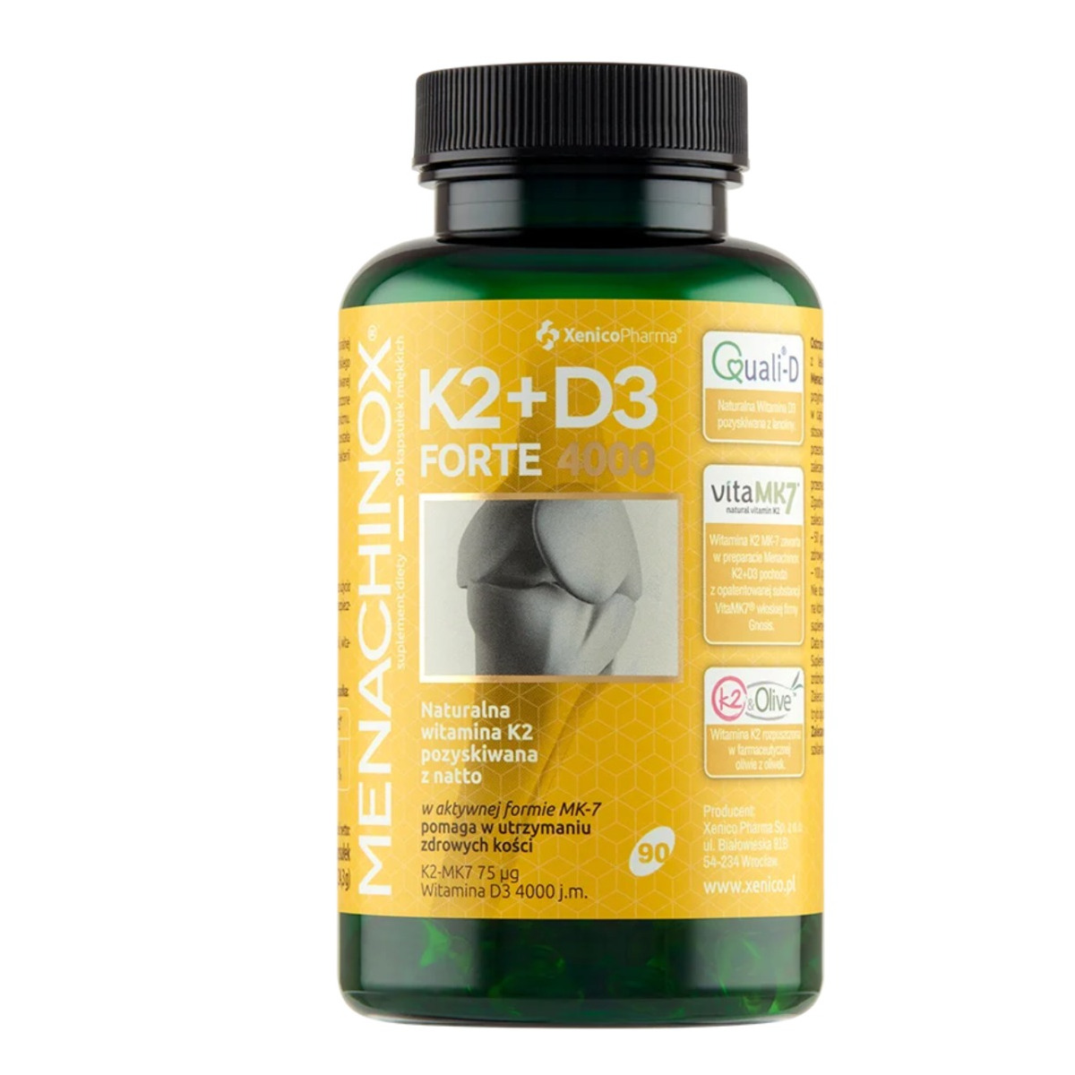 Xenico Pharma Menachinox K2+D3 Forte 4000