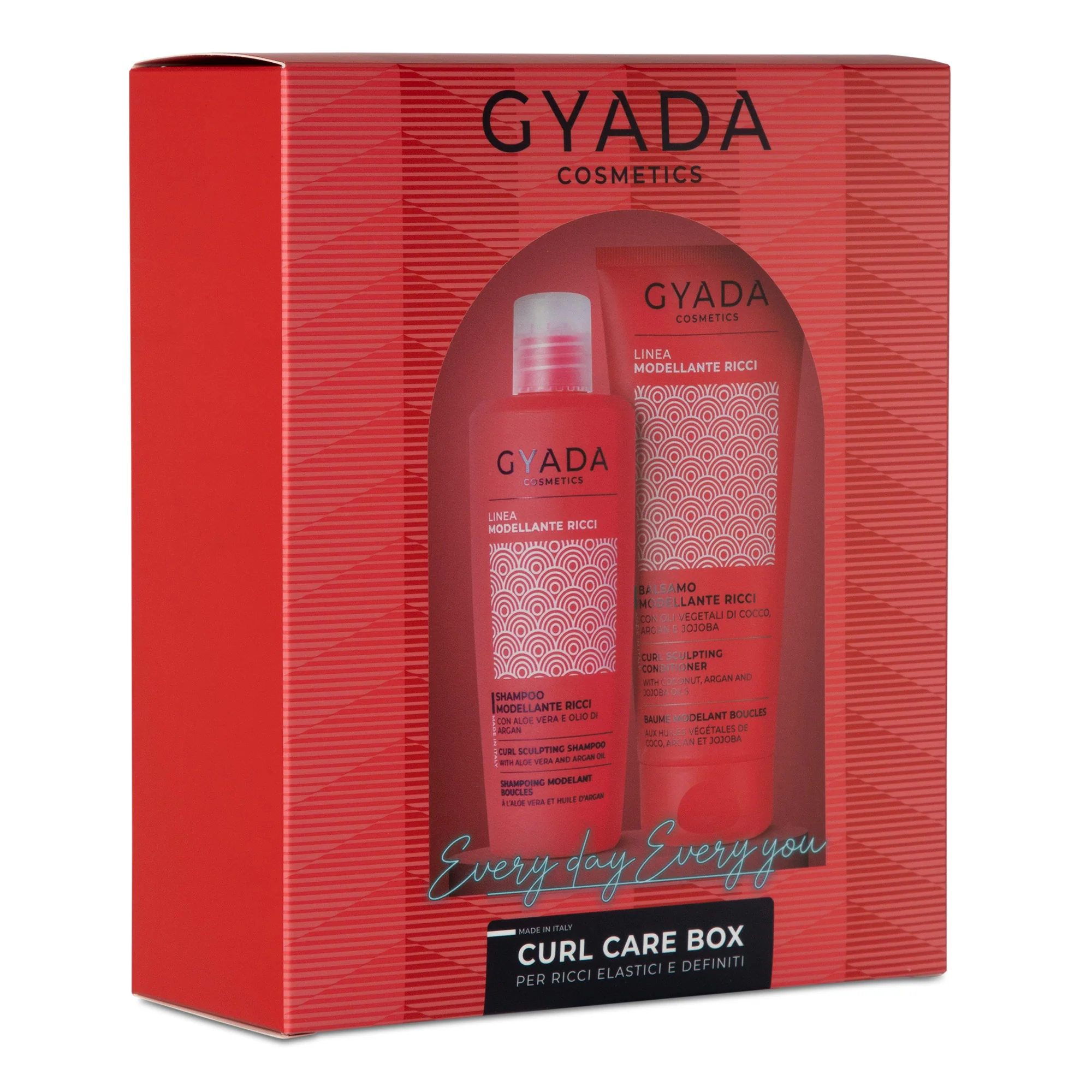 Linea Modellante Ricci Curl Care Box - Cofanetti per Capelli, Shampoo Ricci Definiti, Balsamo Ricci Definiti Capelli