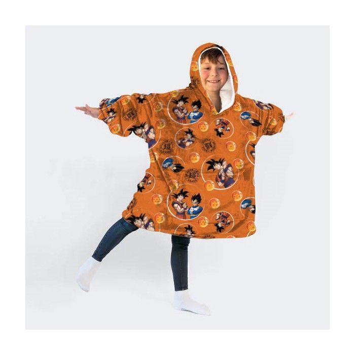 Children's Fleece Blanket - Dragon Ball Z - One Size - Ages 7 to 14 - Ultra-soft - Machine washable
