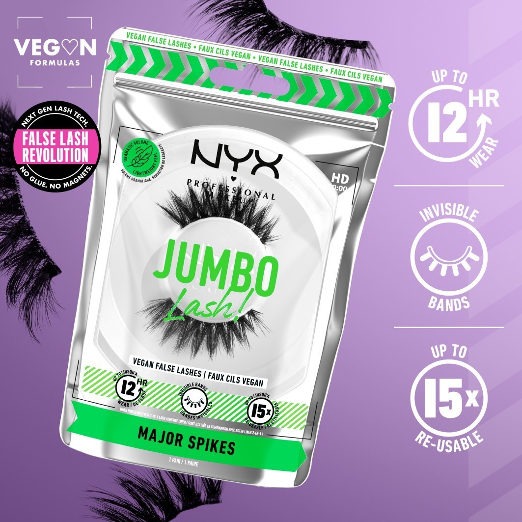 NYX Professional Makeup blakstienų rietiklis Jumbo Lash! - 1 vnt.