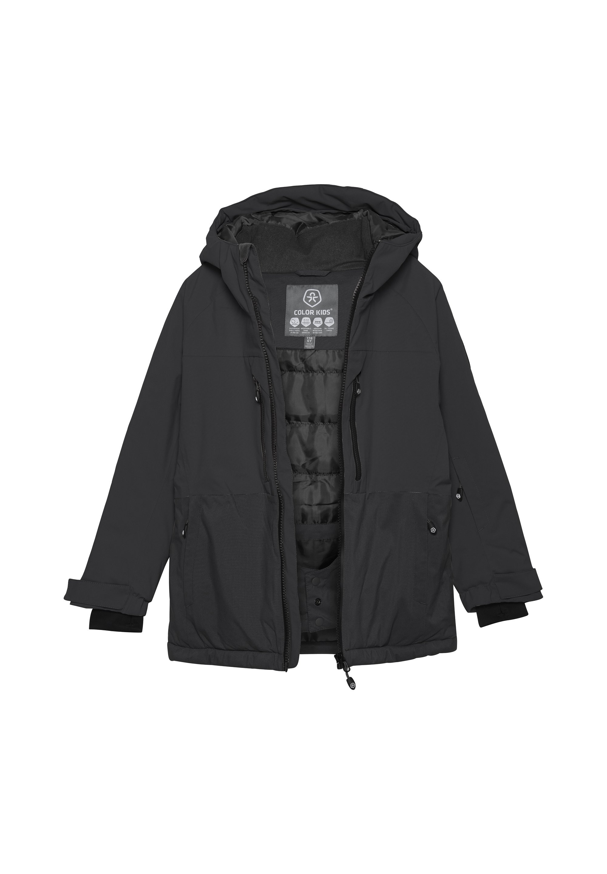 Color Kids COSKI - Outdoorjas - zwart