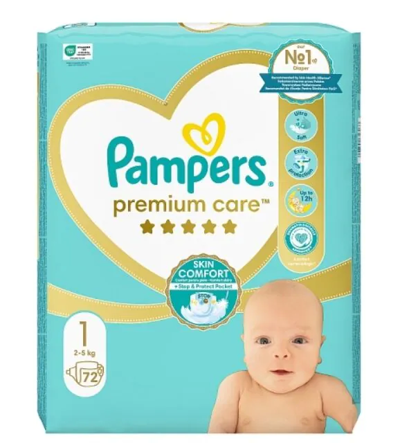 Pampers Premium Care Pieluchy Newborn