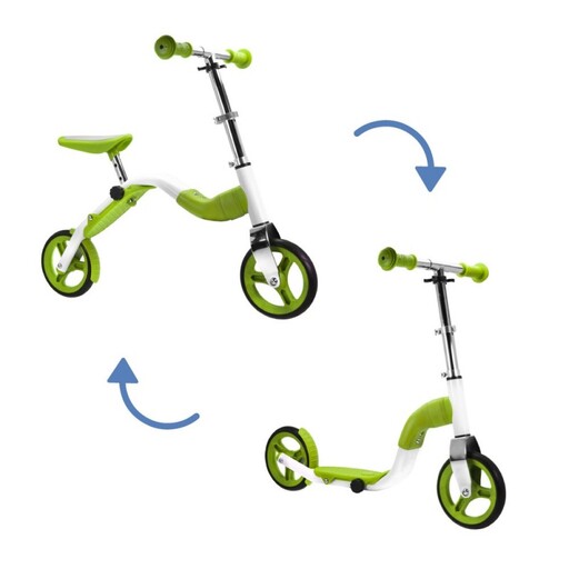  „Scoobik Bestial Wolf“ paspirtukas ir transformuojamas dviratis 2 viename
