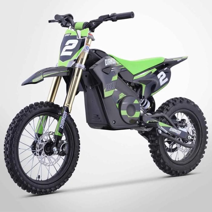 Kids Electric Motorcycle 1300W / ORION 1300W Motocross Bike / 14/12 / 2021 Edition / Green