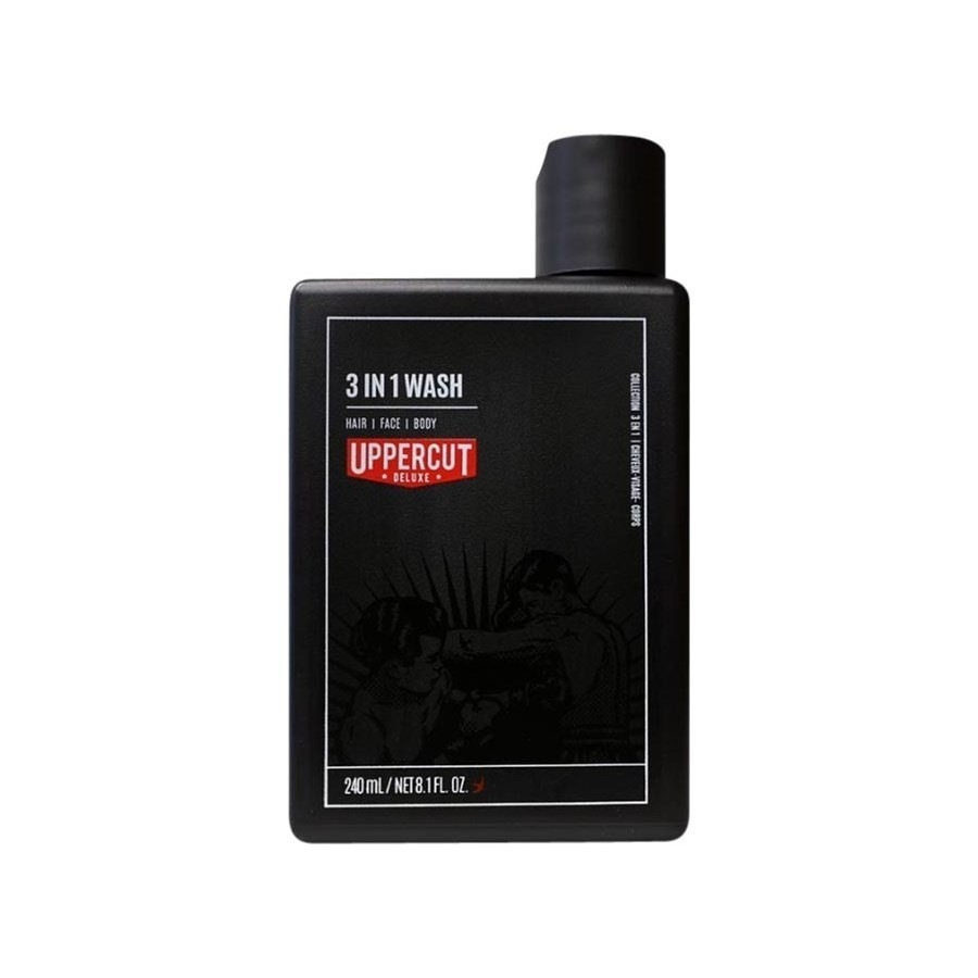 UPPERCUT DELUXE plaukų ir kūno prausimosi gelis - 240 ml