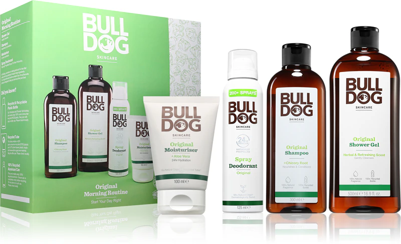 Kit Bulldog Original para Rotina Matinal de Corpo e Rosto