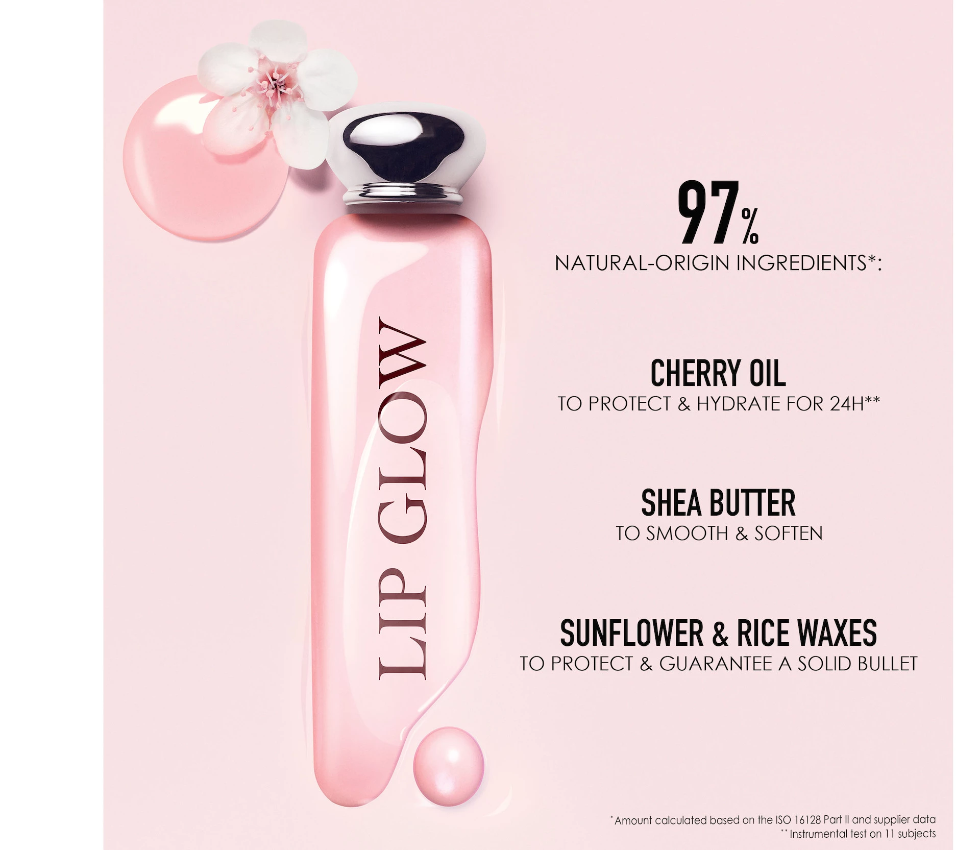 Balsam de buze Addict Lip Glow care trezește culoarea 001 Roz - DIOR