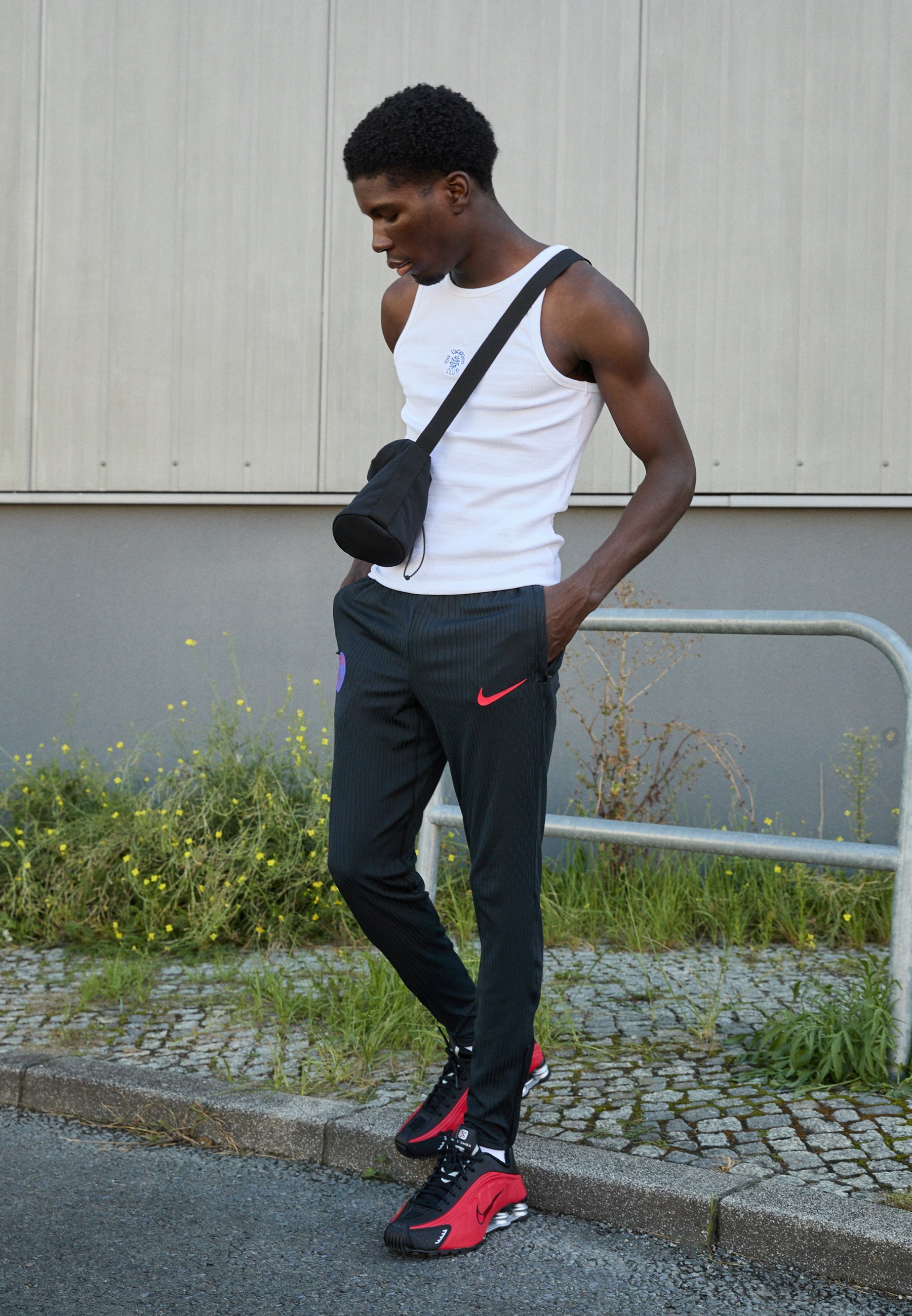Nike Performance PSG MNK DFADVSTRKELT PNT KPZ3R - Trainingsbroek - zwart/hyper royal/global red