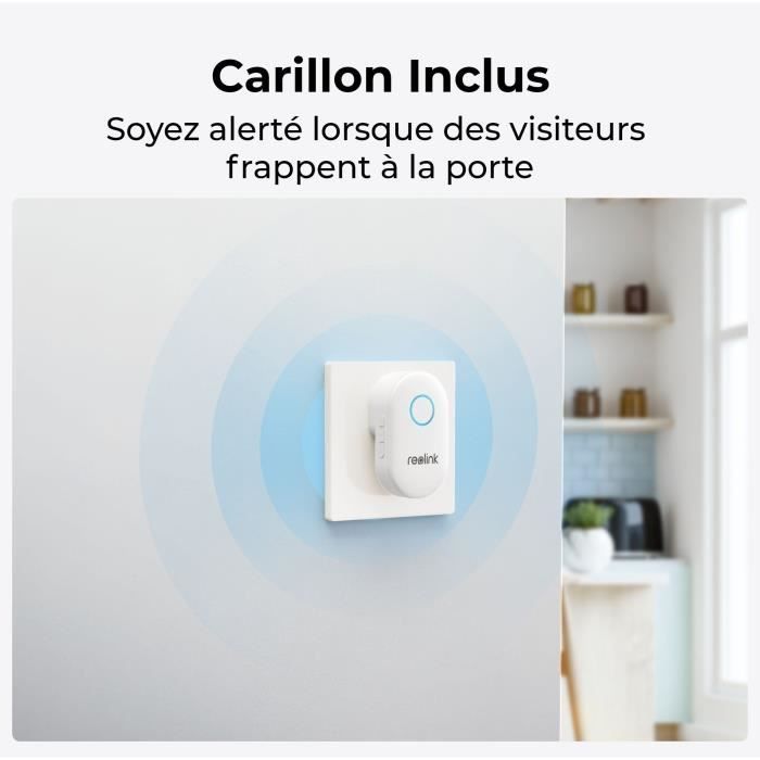 Interphone - REOLINK - D340W - Noir