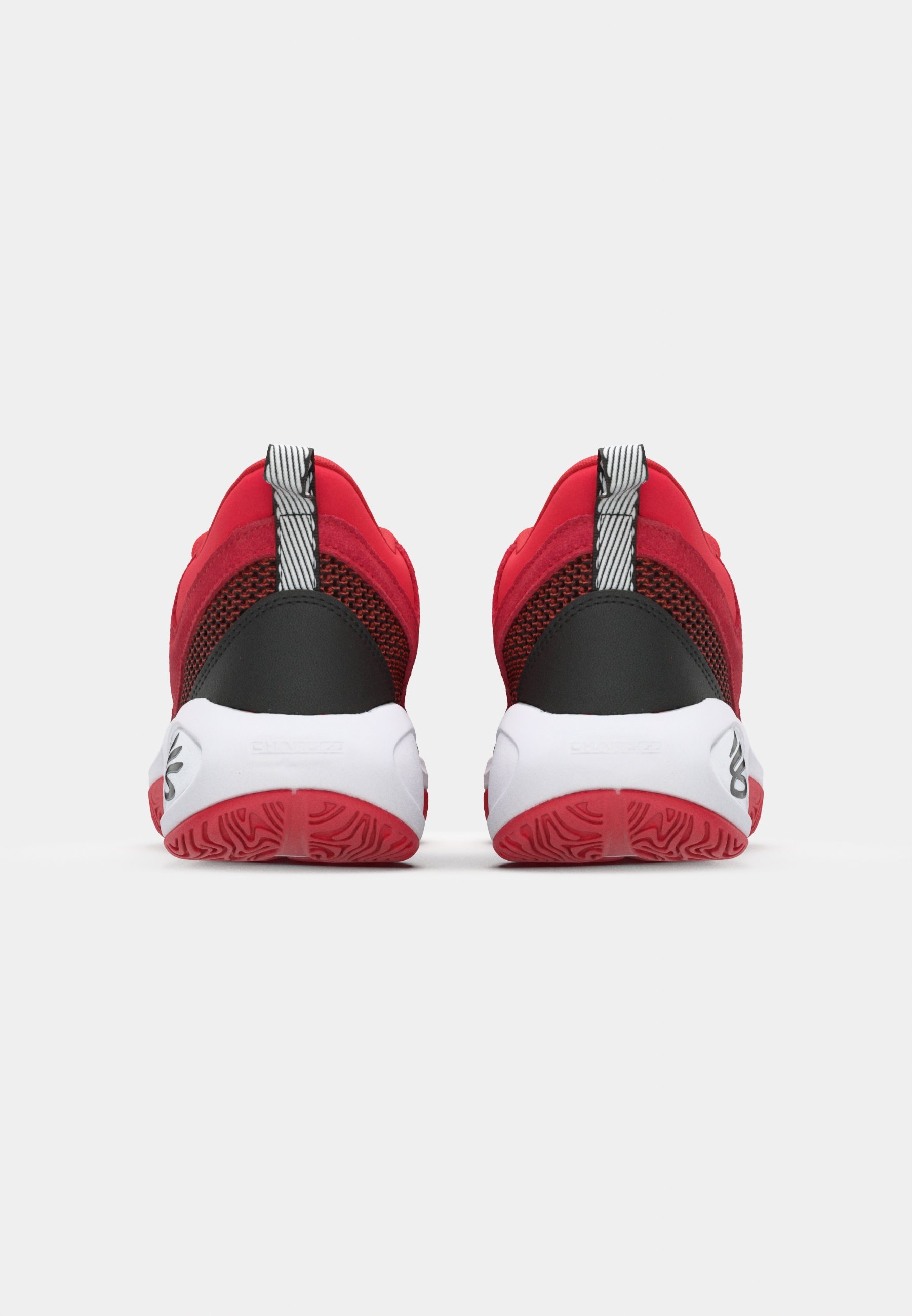 Under Armour CURRY 3Z 25 UNISEX - Basketbalschoenen - rood/wit/zwart