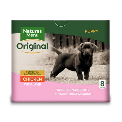 Natures Menu Original Pouches Puppy Frango com Cordeiro