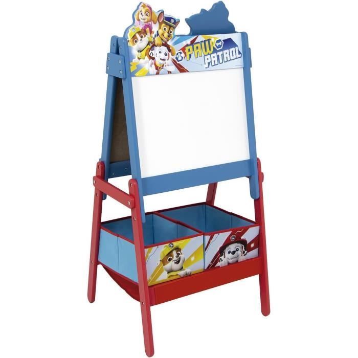 PAW PATROL - Double-sided easel and storage bins H 117 cm