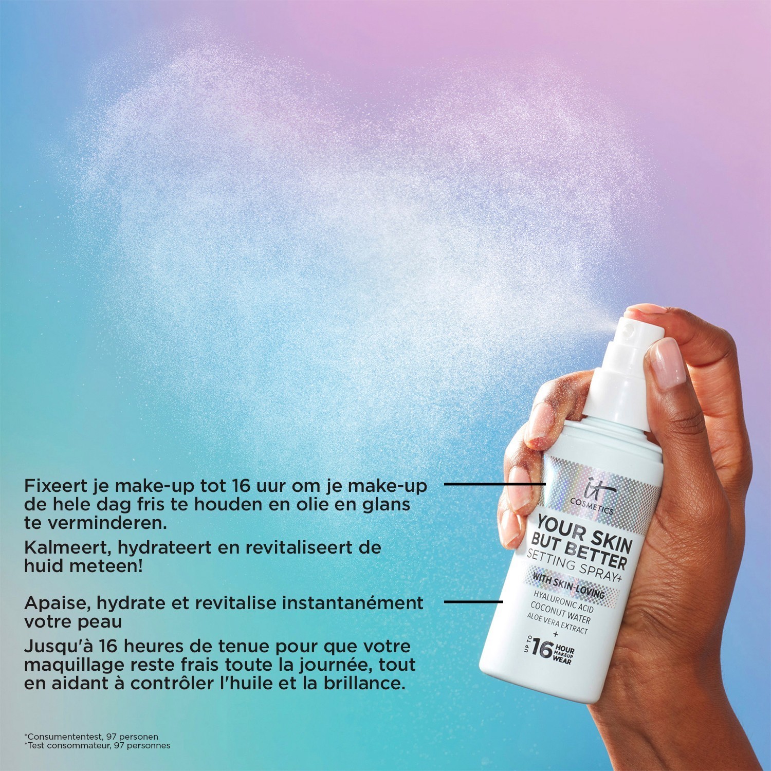 IT Cosmetics Fixing Spray Your Skin But Better Fixing Spray+ -